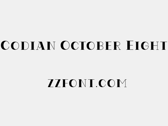 Codian October Eight
