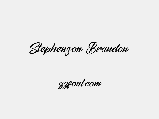 Stephenson Brandon