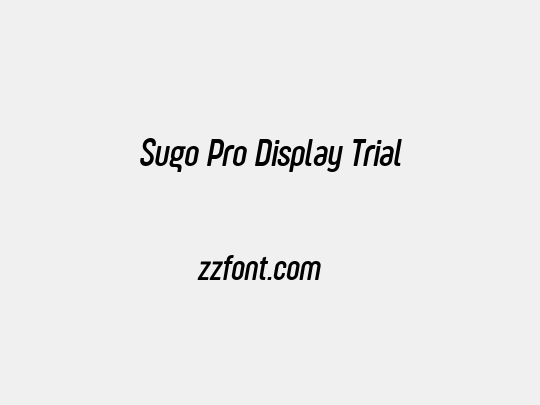 Sugo Pro Display Trial