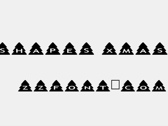AlphaShapes xmas trees