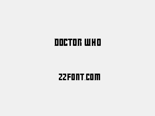 Doctor Who