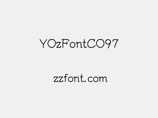 YOzFontCO97