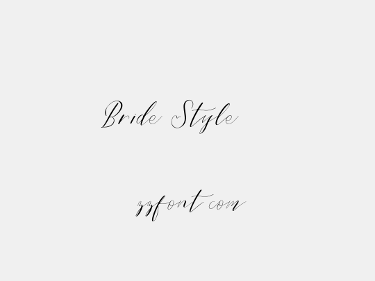 Bride Style DEMO