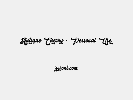 Antique Cherry - Personal Use