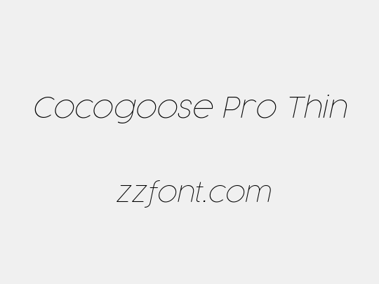 Cocogoose Pro Thin