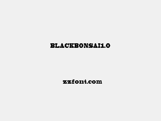BLACKBONSAI1.0