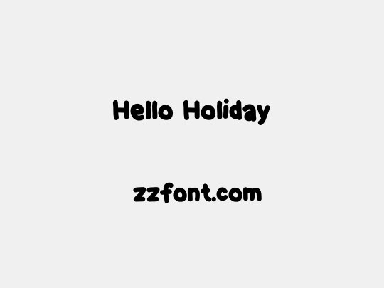 Hello Holiday