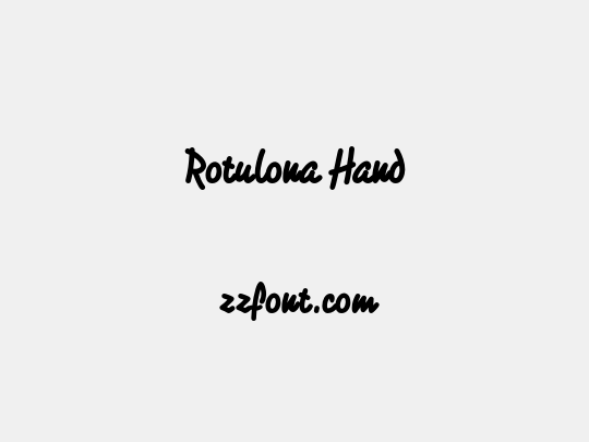 Rotulona Hand