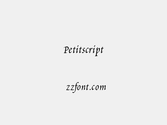 Petitscript