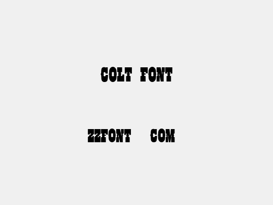 COLT FONT
