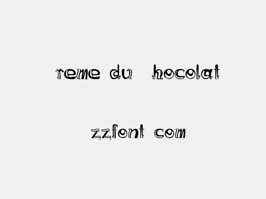 Creme du Chocolat