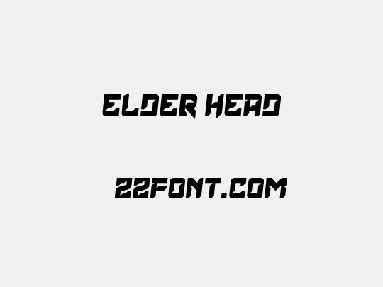 Elder Head