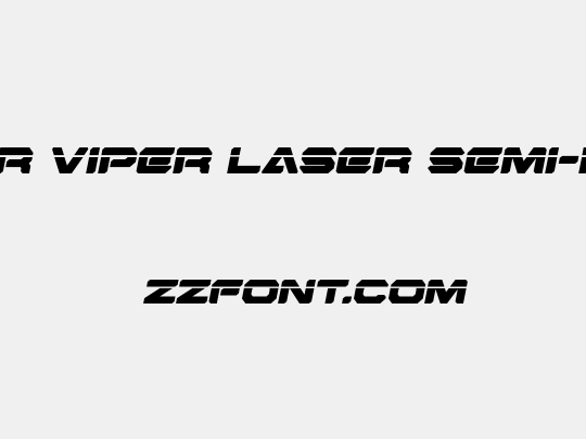 Hyper Viper Laser Semi-Italic