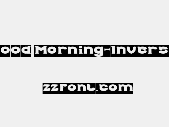Good Morning-Inverse