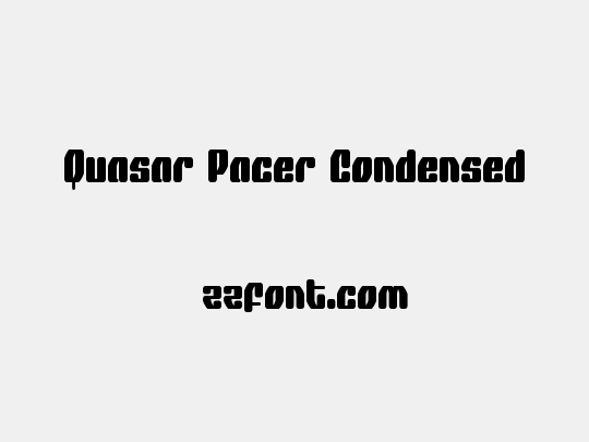 Quasar Pacer Condensed