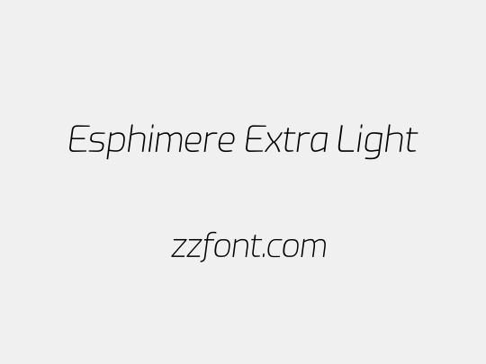Esphimere Extra Light