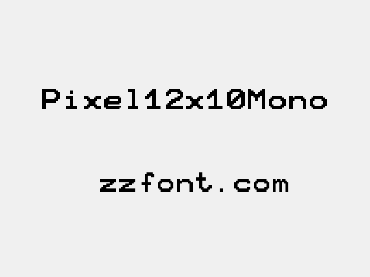 Pixel12x10Mono