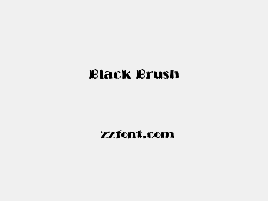 Black Brush