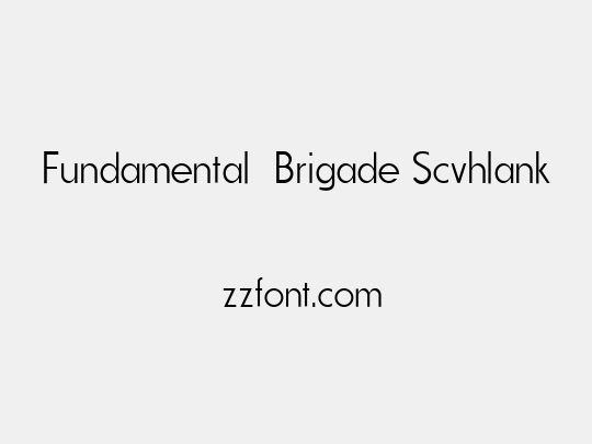 Fundamental  Brigade Scvhlank