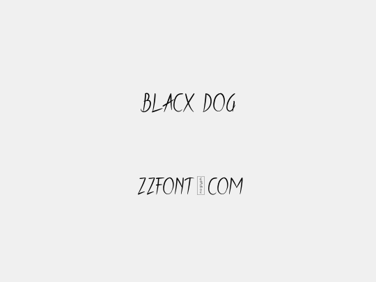 BLacx Dog