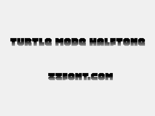 Turtle Mode Halftone