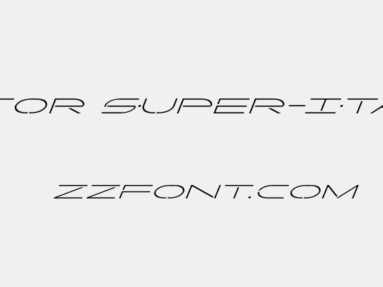 Factor Super-Italic