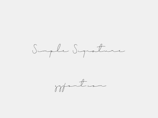 Simple Signature