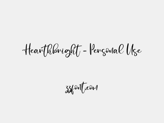 Hearthbright - Personal Use