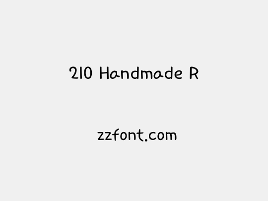 210 Handmade R