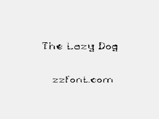 The Lazy Dog