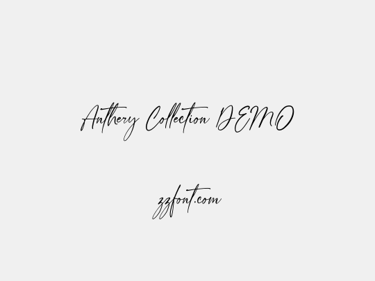 Anthery Collection DEMO