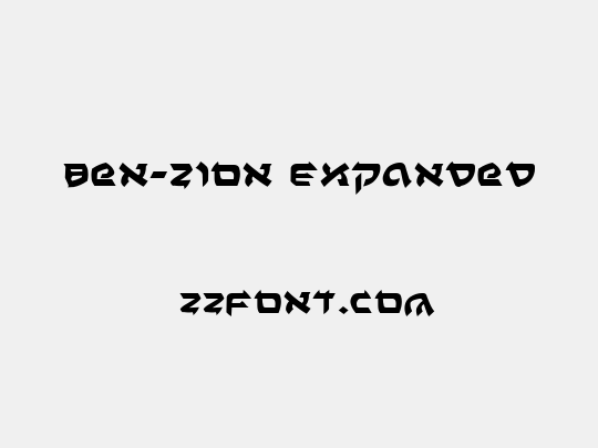 Ben-Zion Expanded