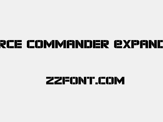 Force Commander Expanded