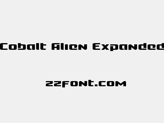 Cobalt Alien Expanded