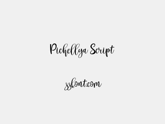 Pichellya Script