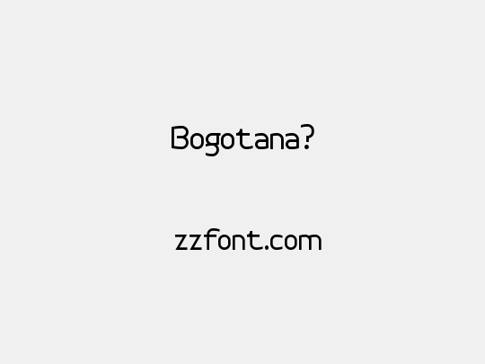 Bogotana?