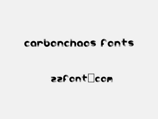 carbonchaos fonts