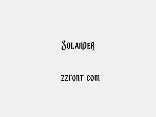 Solander