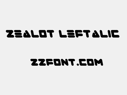 Zealot Leftalic