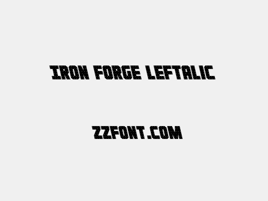 Iron Forge Leftalic