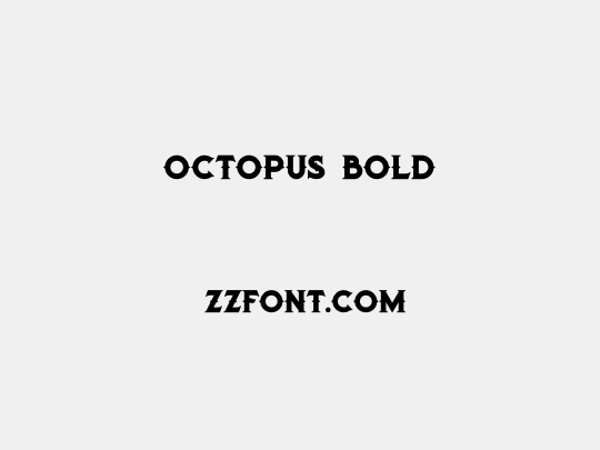 Octopus Bold