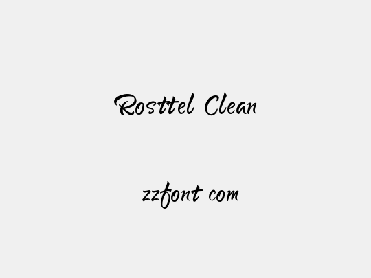 Rosttel Clean