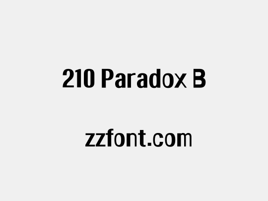 210 Paradox B