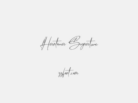 Hantoria Signature