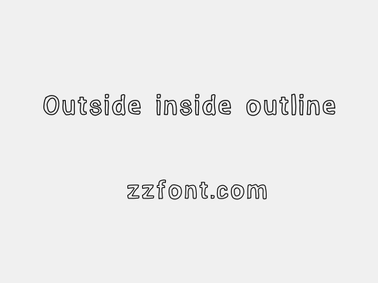 Outside inside outline