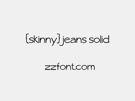 {skinny} jeans solid