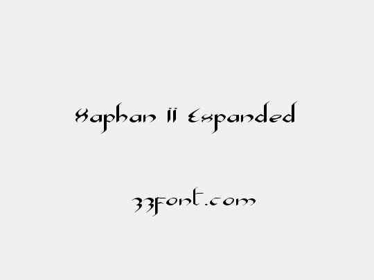 Xaphan II Expanded