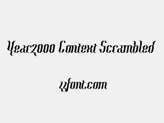 Year2000 Context Scrambled