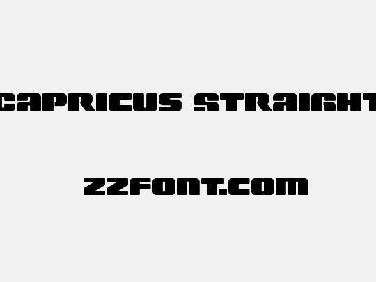 Capricus Straight