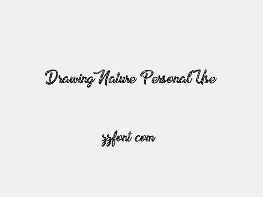Drawing Nature Personal Use